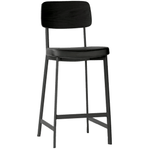 Caprio 75 Bar Stool - Black