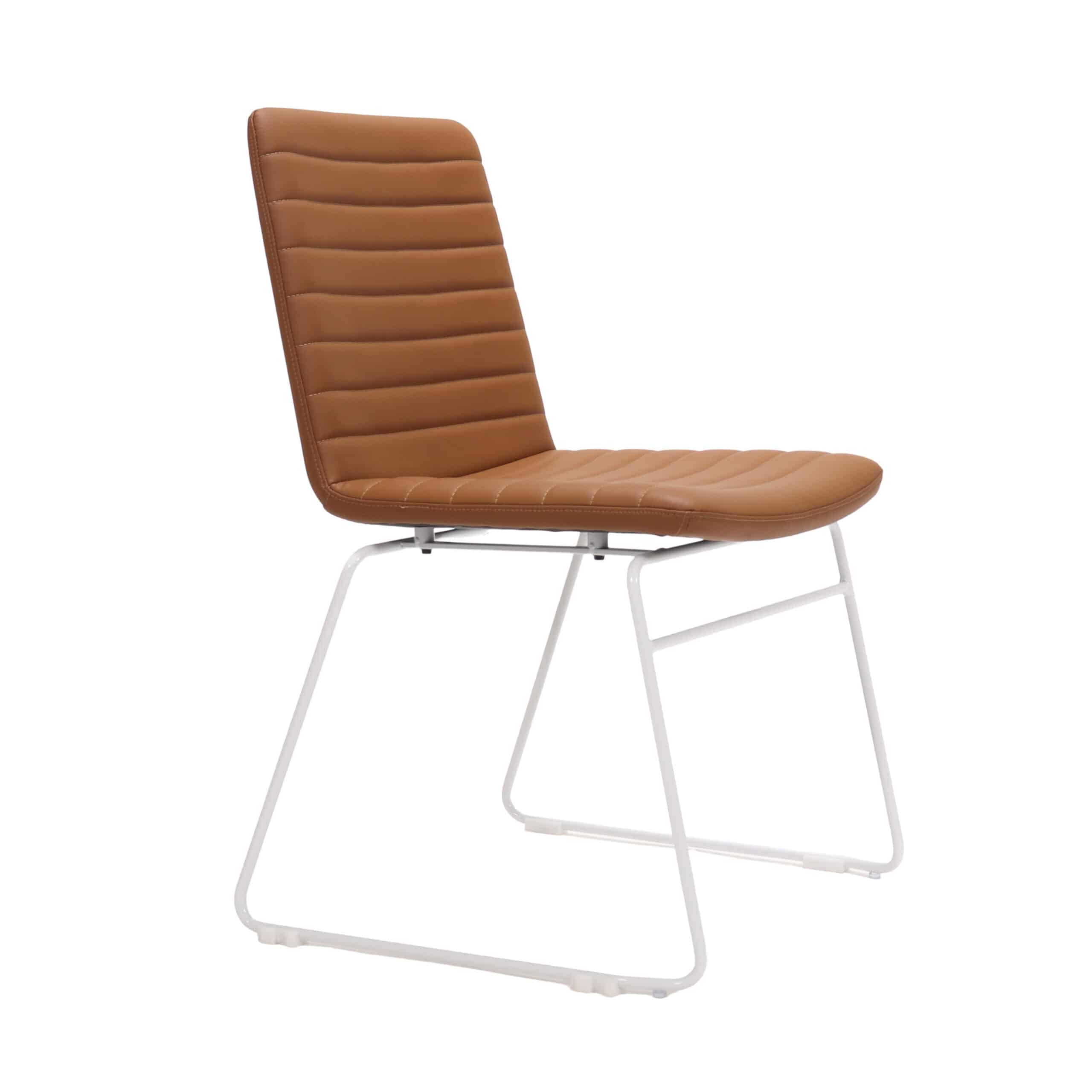 PORTA-SLED-CHAIR-WHITE-FRAME-AMBER