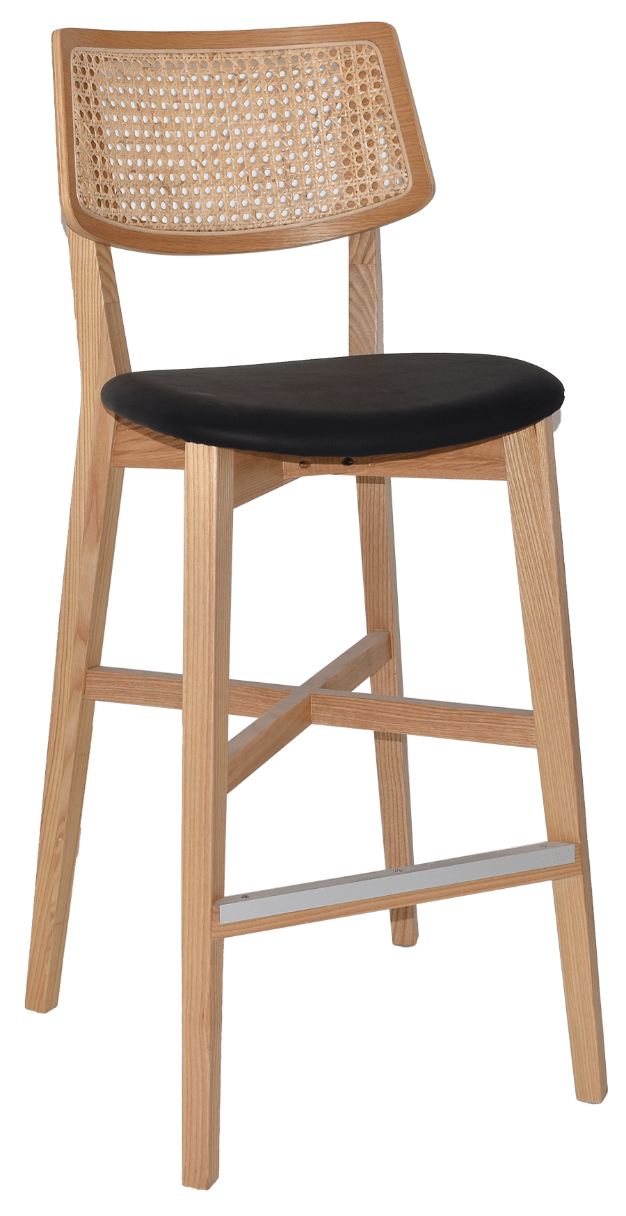 CAMPBELL 75 BARSTOOL BLACK SEATPAD