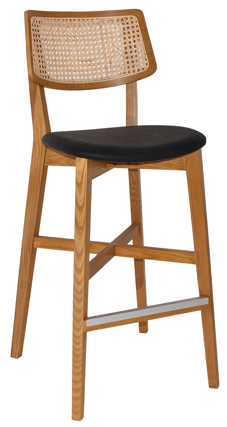 CAMPBELL 75 BARSTOOL LIGHT OAK BLACK SEATPAD.png
