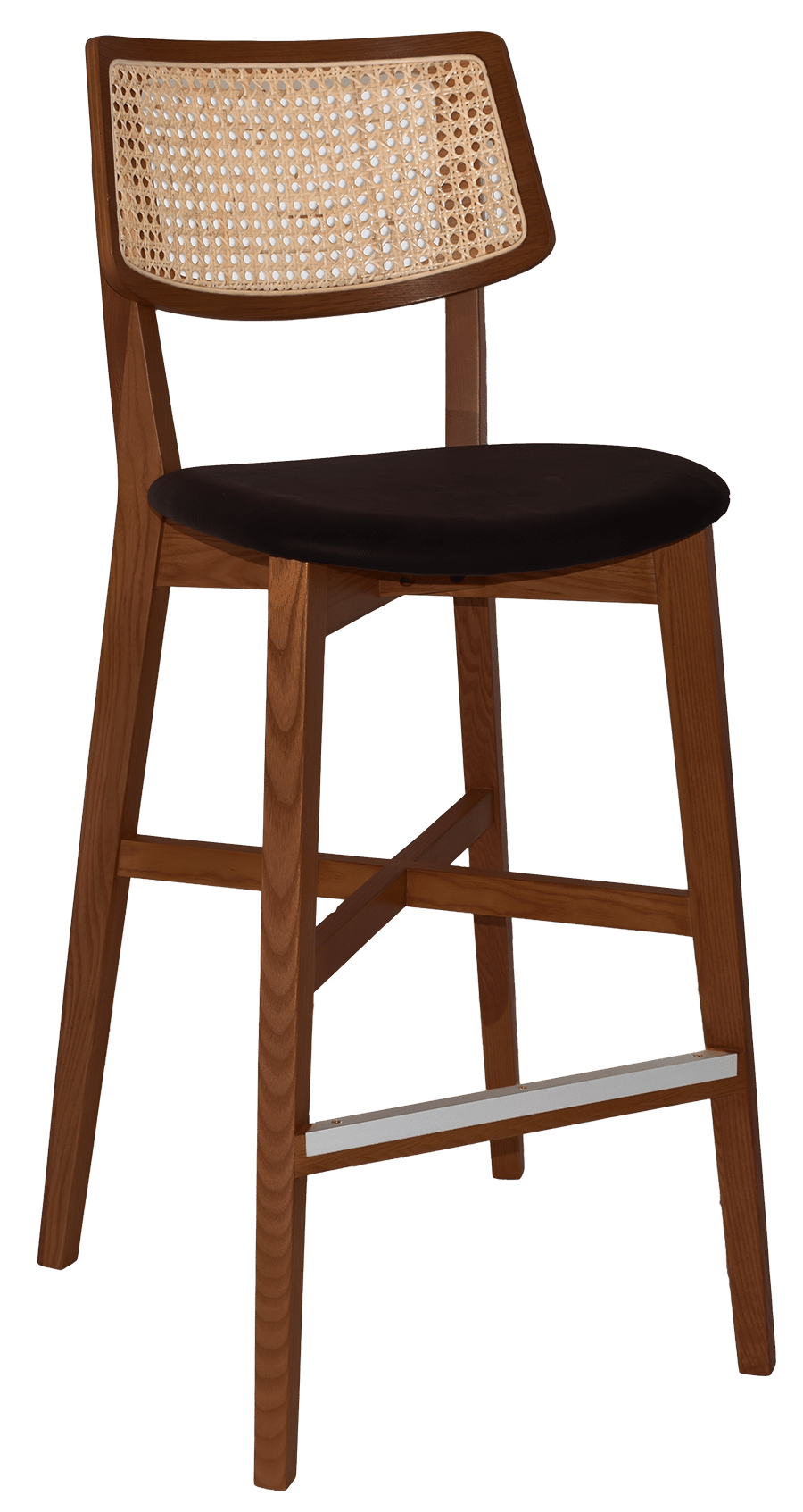 CAMPBELL 75 BARSTOOL LIGHT WALNUT BLACK SEATPAD.png