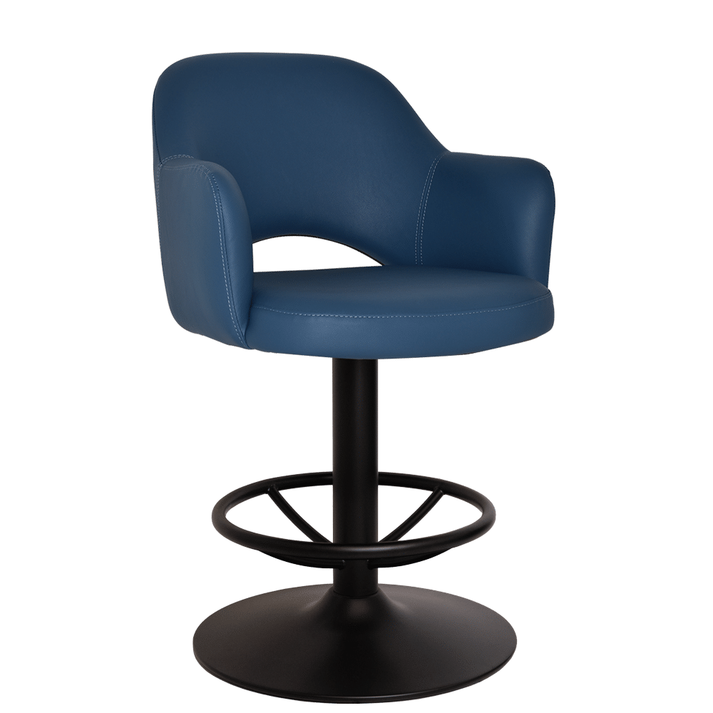 GROSVENOR GAMING STOOL BLACK NAVY
