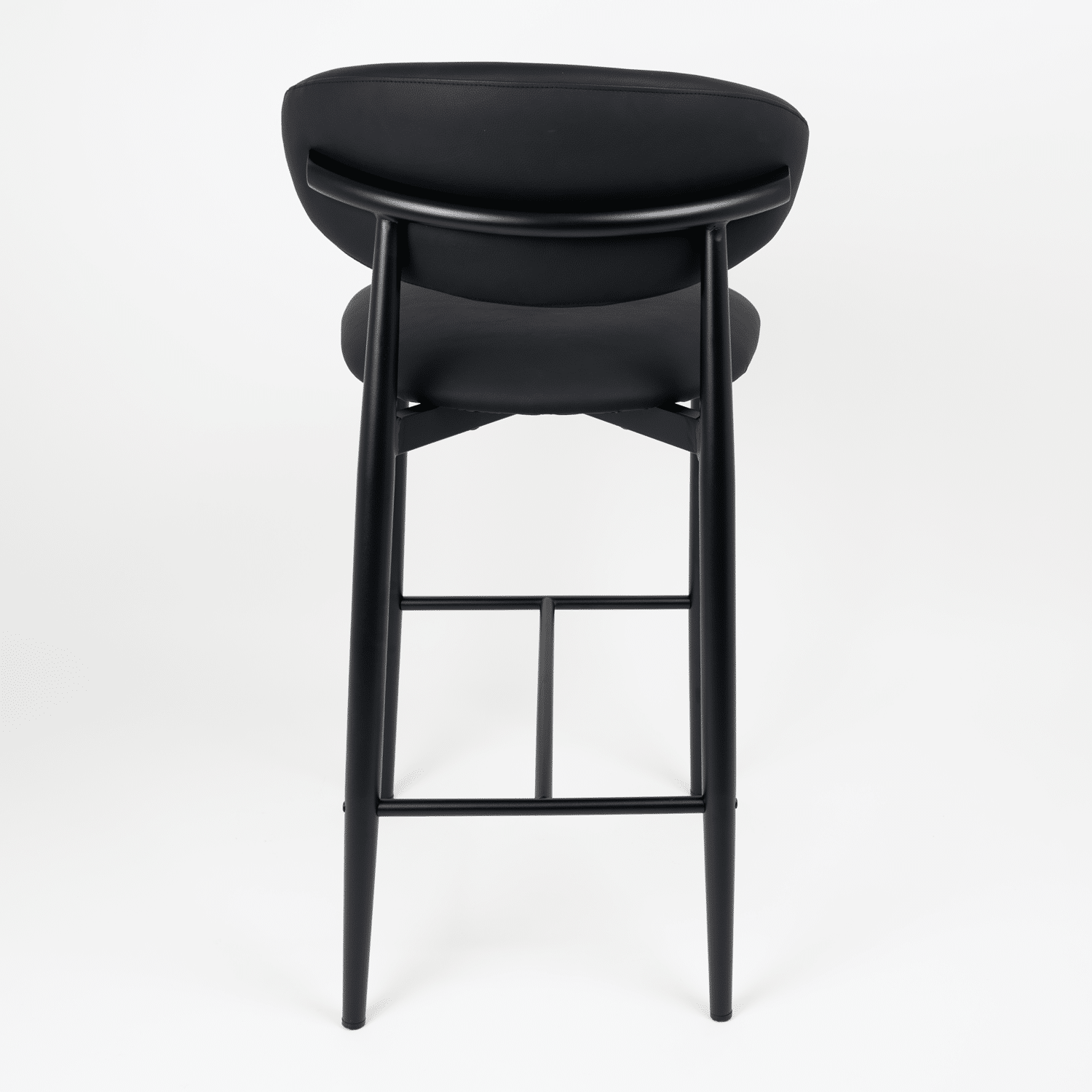 OHARA-75-STOOL-TIMBER-LOOK-BLACK-FRAME-BLACK-VINYL-BACK