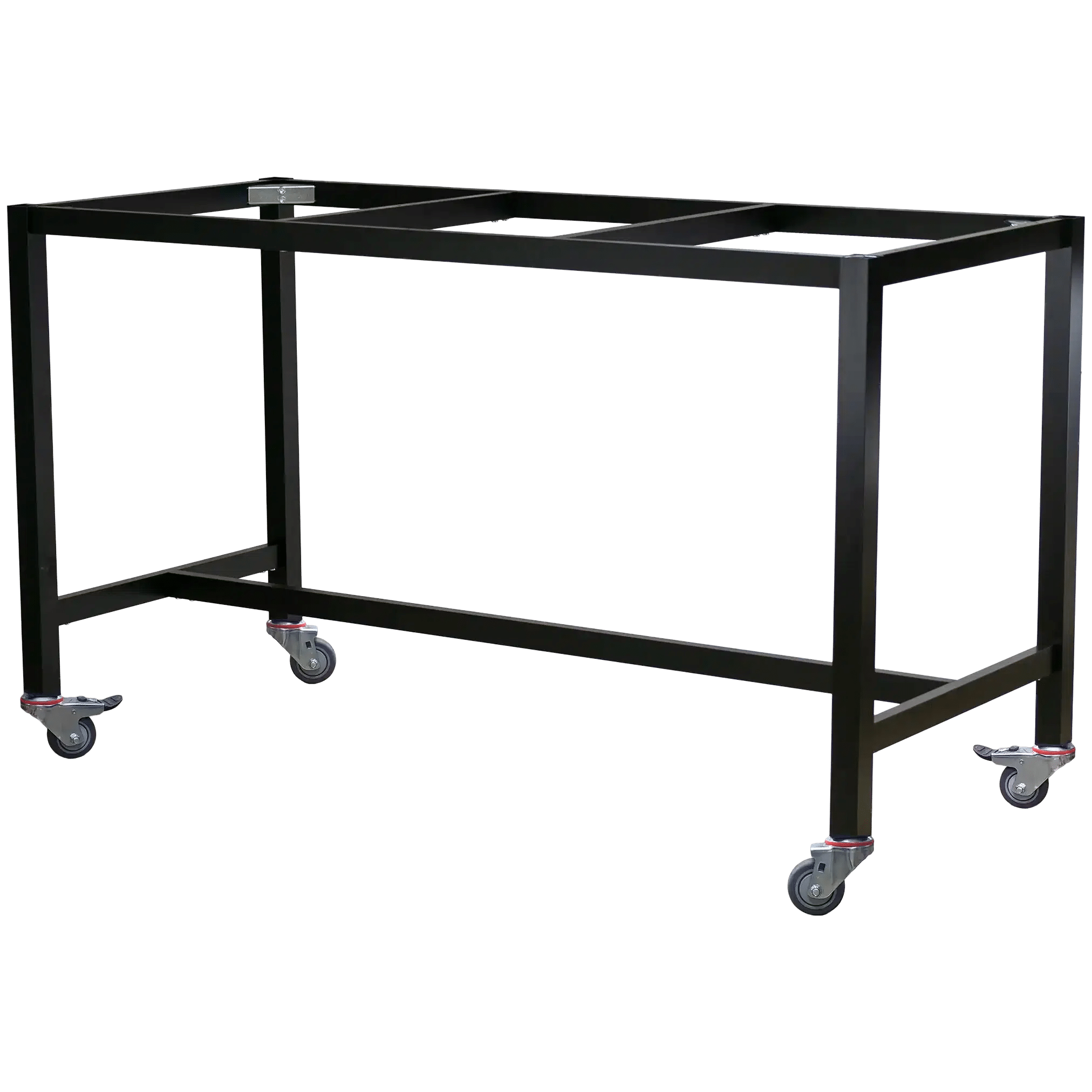 Stanley-Bar-Table-179x79-In-Black-With-Lockable-Castors